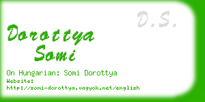 dorottya somi business card